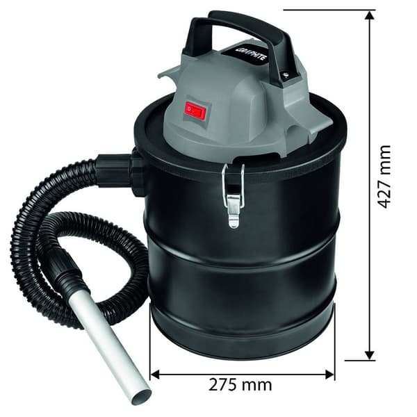 GRAPHITE 58GE125 Ash Vacuum Cleaner 18V 15 L