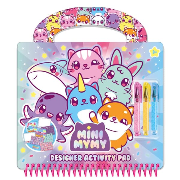 Mini MyMy Designer Activity Pad with 3 Gel Pens