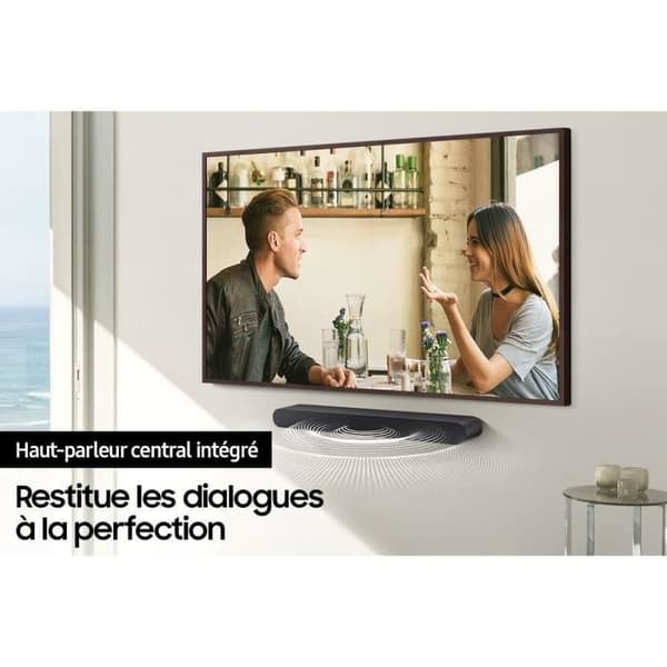 SAMSUNG Soundbar - HW-S50B - 3.0 - Integrated Subwoofer - Bluetooth