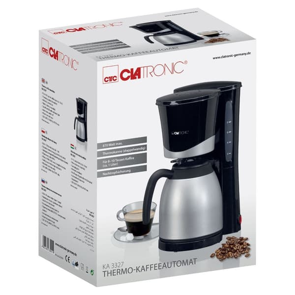 Clatronic KA 3327 Fully-Auto Drip Coffee Maker