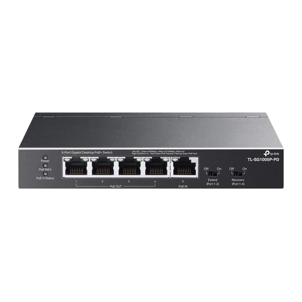 TP-Link TL-SG1005P-PD Gigabit PoE Network Switch