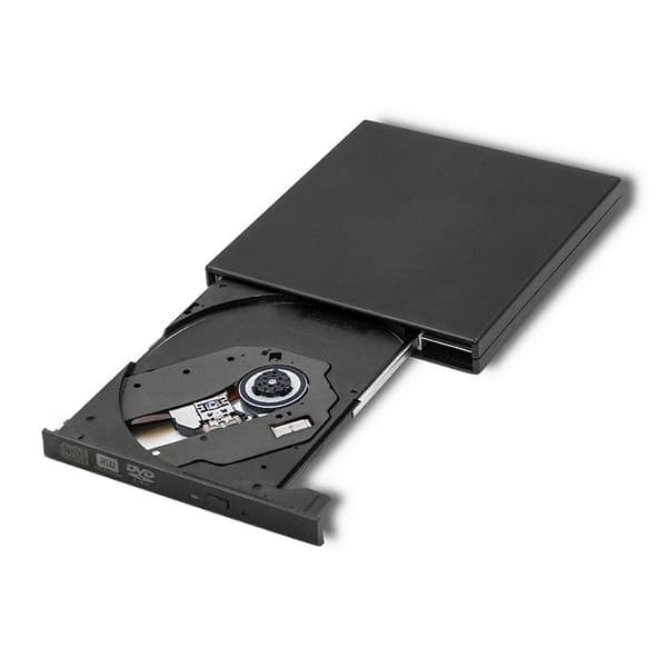 Qoltec 51858 External DVD-RW Recorder USB 2.0 Black