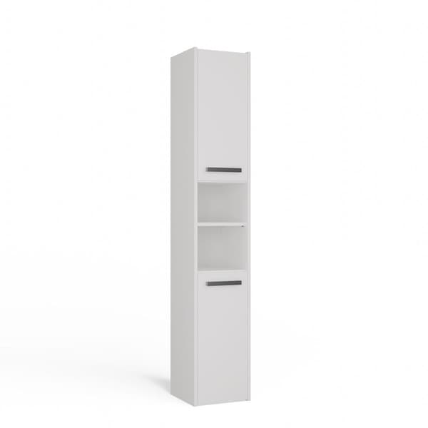 Topeshop S30 BIEL Bathroom Storage Cabinet White