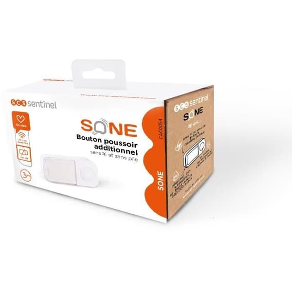 SCS SENTINEL Extra Push Button - Wireless Battery-Free - CAC0054
