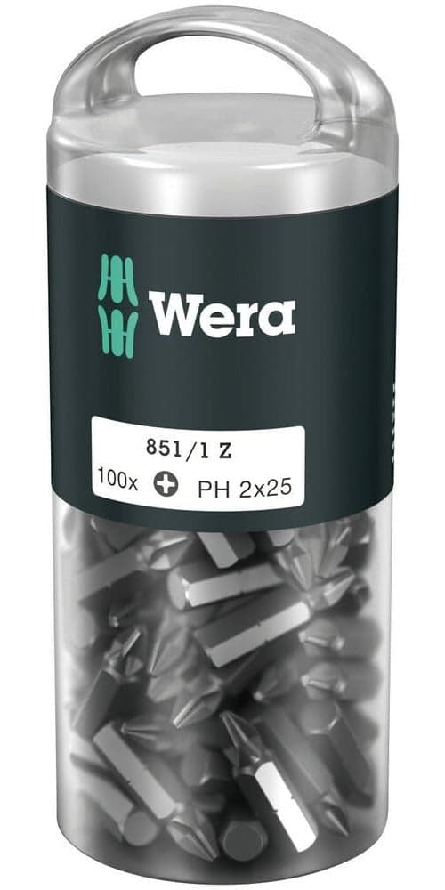 Wera 851/1 Z DIY 100 Screwdriver Bit Set