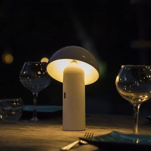 LUMISKY Wireless Table Lamp - TOD WHITE - H28 cm - Warm White LED