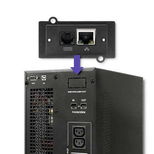 Qoltec Online UPS Pure Sine Wave 3kVA 2.4kW LCD USB