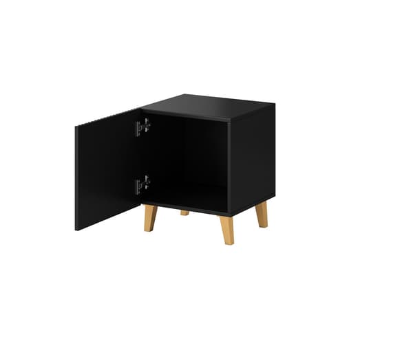 Cama PAFOS Bedside Table 2 pcs 45x40x51 cm Matte Black