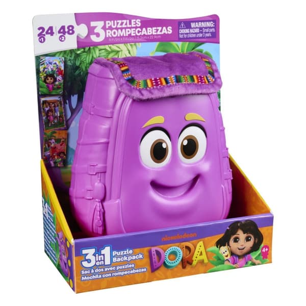 Dora 3-in-1 Puzzle Backpack 24-48 Pieces