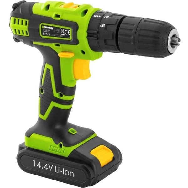 Fieldmann Cordless Drill FDV 10352-A - 14.4V, 2000mAh, 35 Nm Torque