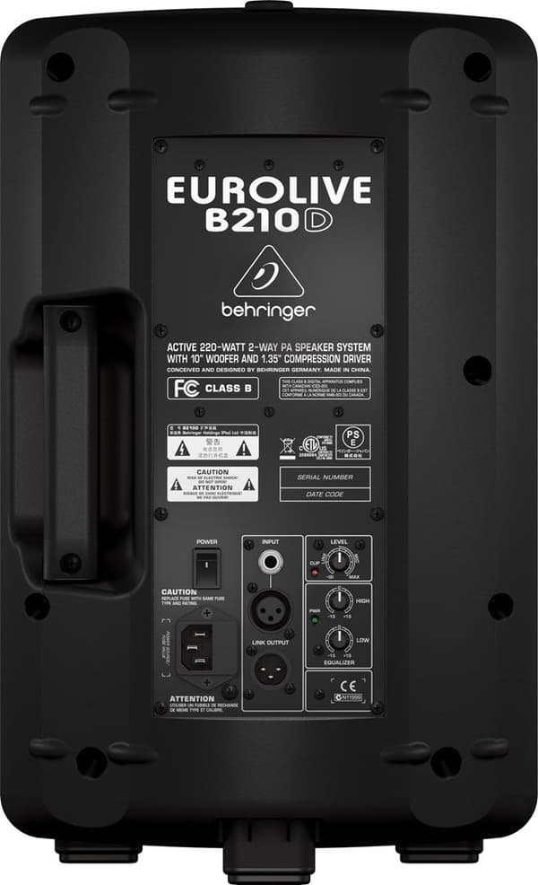 Behringer EUROLIVE B210D PA Speaker 2-Way