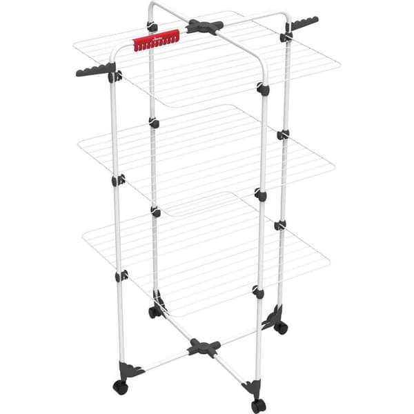 Vileda Mixer 3 Drying Rack 30 m Drying Line White/Black/Red