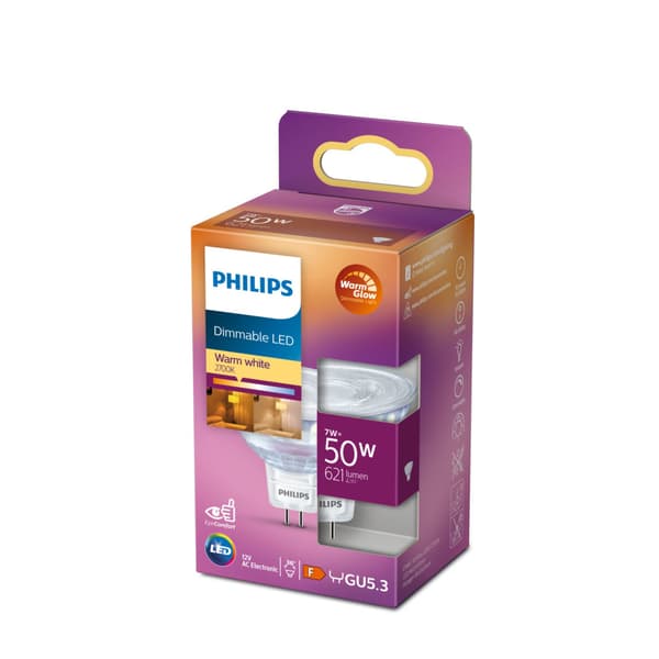Philips LED 50W GU5.3 Warm White 12V 36D SRT4
