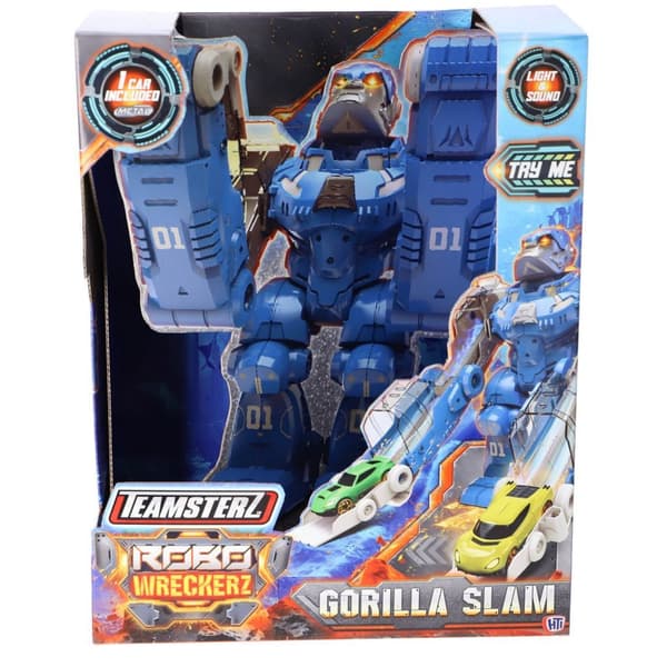 Teamsterz Robot Gorilla Car Launcher + Light and Sound