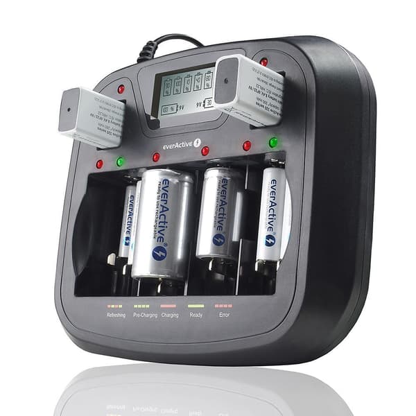 everActive NC-900U Charger Professional 8 Channel Universal