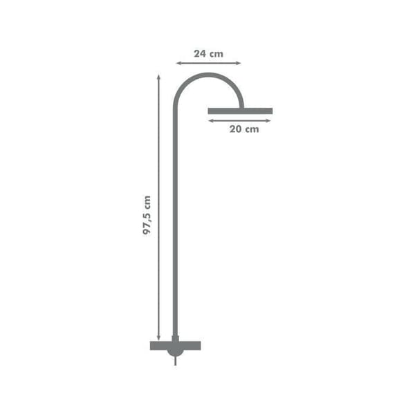 EDOUARD ROUSSEAU DUNEDIN Shower Column without Faucet - Chrome Finish