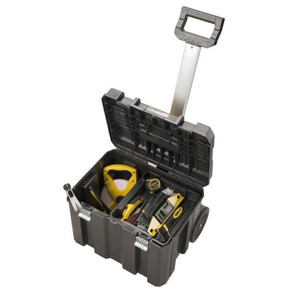 STANLEY Large Capacity Mobile Tool Box with Telescopic Handle - FMST1-75753