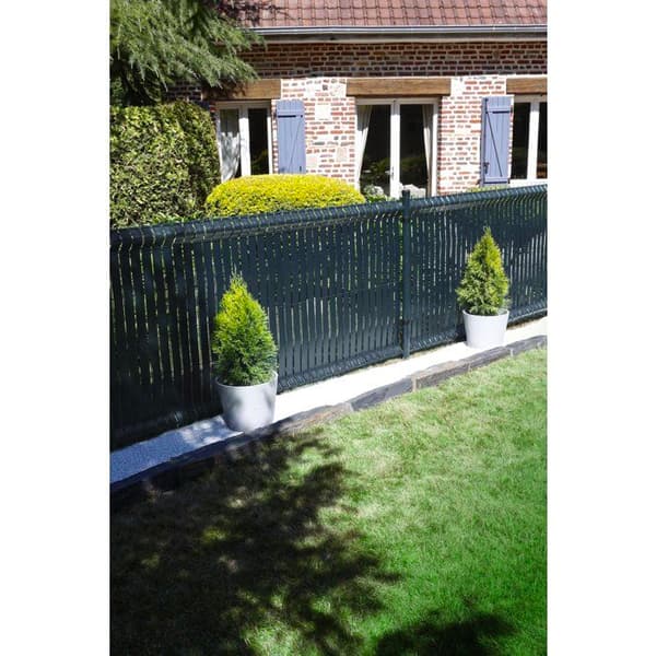 NATURE Privacy Screen Roll - 48 mm x 50 m - Anthracite - Includes 100 Clips