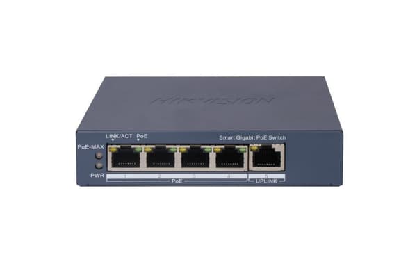 Hikvision POE Switch DS-3E1505P-EI 4-Port 60W PoE