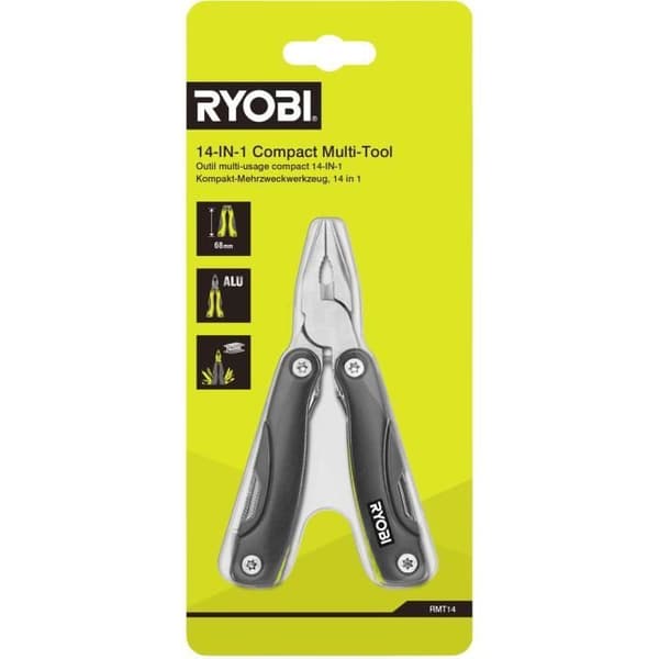 RYOBI 14-in-1 Multi-Tool - Pliers, Scissors, Knife, Screwdriver