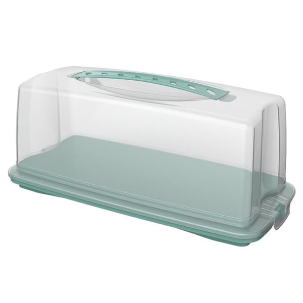 Rotho Fresh Rectangular Cake Box 36x16.5x16.5 cm Mistletoe Green