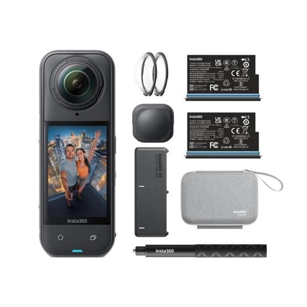 INSTA360 X5 Action Camera - Starter Bundle - 360° 8K Video