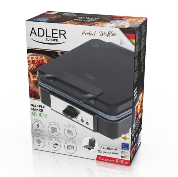 Adler Waffle Maker 1200W AD 3049