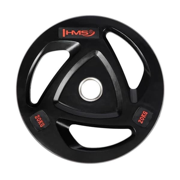 HMS TOX20 Rubberized Olympic Weight Plate 20 kg