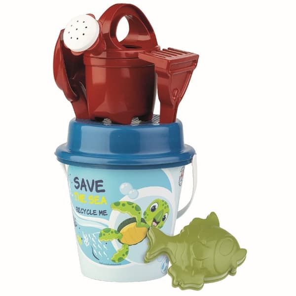 Save Nature Recycle Bucket Set Forest or Sea 6-piece Assorted