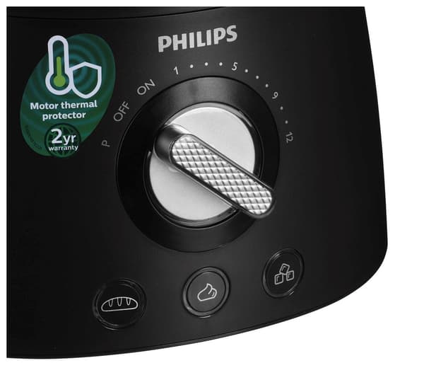 Philips Food Processor 1300 W 12 Speeds Black HR7776/90