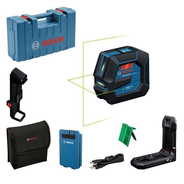 BOSCH GLL 20-22 G Cross Line Laser + 3.7V Battery