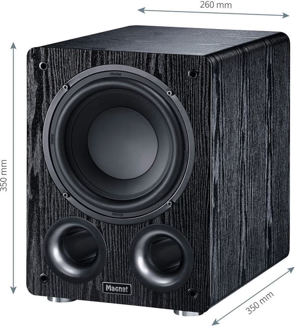 Magnat Alpha RS8 Active Subwoofer 80 W Black