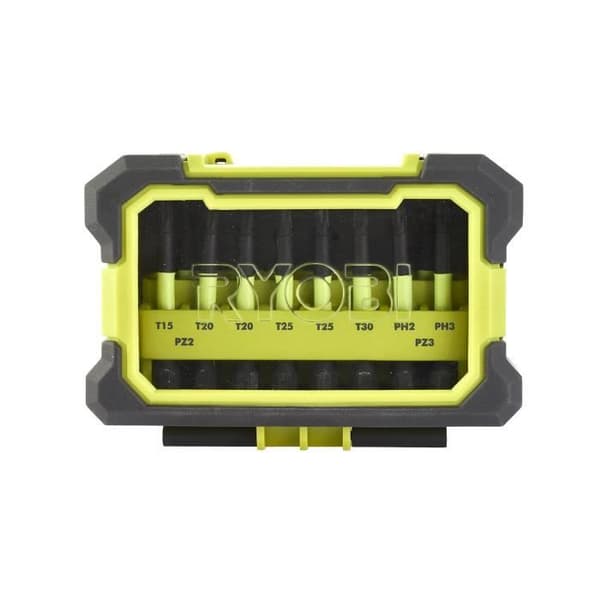 RYOBI - 10-Piece Shockproof Screw Accessory Case - RAK10MSDI