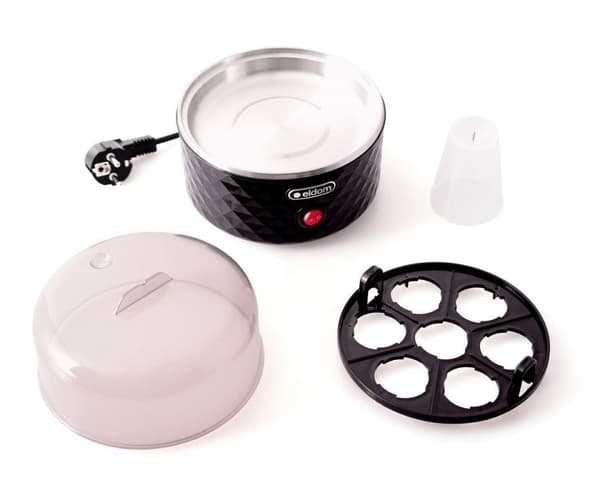 ELDOM Egg Cooker 1-7 Eggs 380 W Adjustable Hardness EM101C