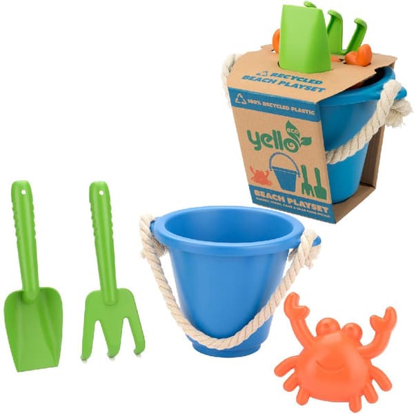 Yello Eco Spoon Set 4-Piece - Recycled Plastic Beach Play Set