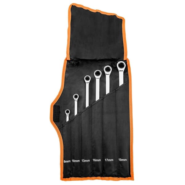 NEO Tools 09-370 Long Ratchet Ring Wrench Set 6 Pieces
