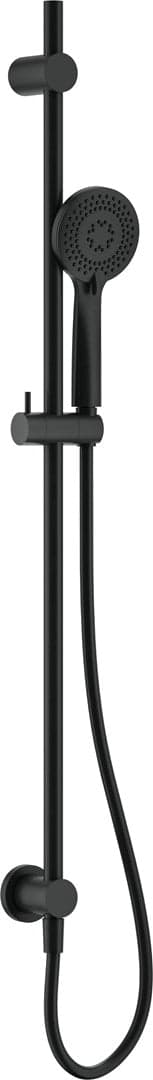 3-Function Shower Set with Shower Bar - Concealed Connection - Nero