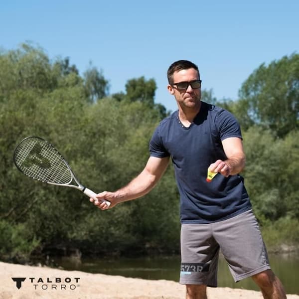 SCHILDKRÖT Speed Badminton Set - SPEED 7700 LED - 2 Rackets - 5 Shuttlecocks
