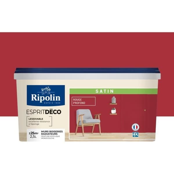 Ripolin Esprit Deco RGE Profond - Satin - 2.5 L