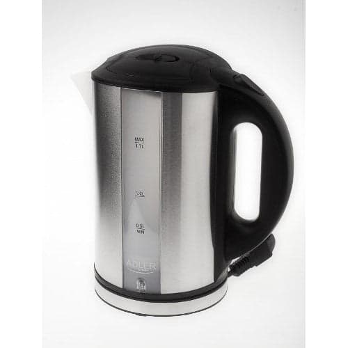 Adler Electric Kettle 1.7L 2200W Black Silver