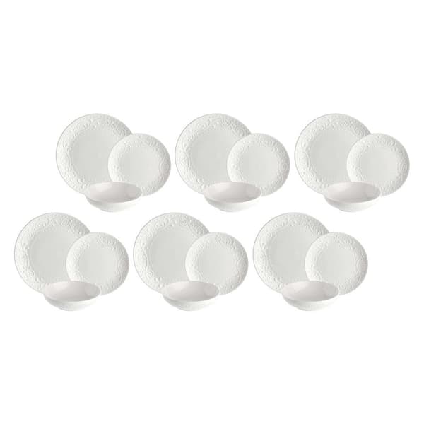 THE DREAMY WHITE PORCELAIN Tableware Set (18 pcs)