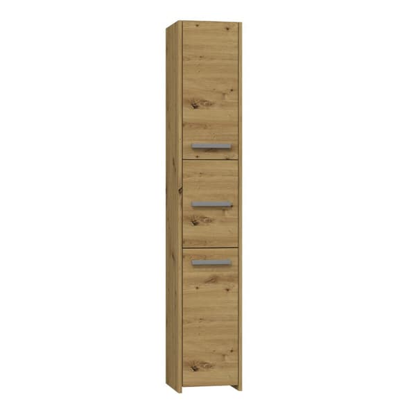 Topeshop S33 ARTISAN Bathroom Storage Cabinet Oak