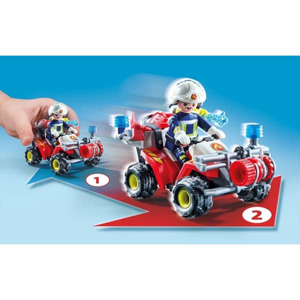 Playmobil Action Heroes Firefighter Quad 71825