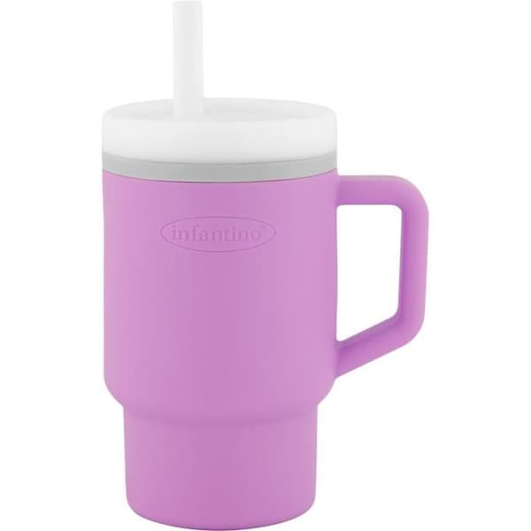 Infantino My First Cup - Silicone - Mauve - 255 ml