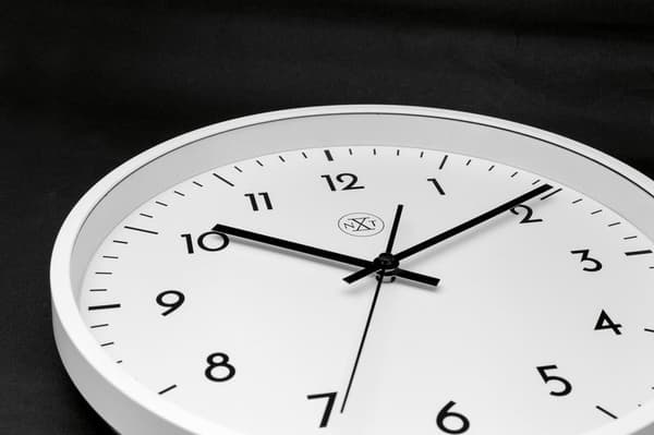 NeXtime Wall Clock NX-7320 Ø 30 cm Plastic White, White Dial
