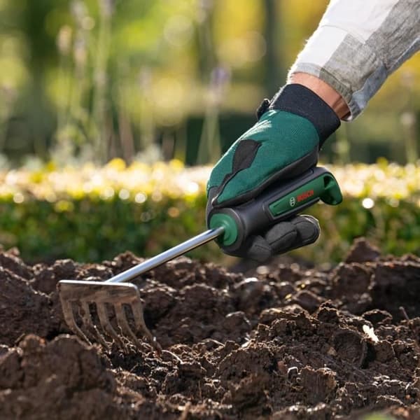 Bosch Hand Rake - Stainless Steel Gardening Tool