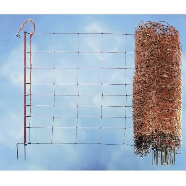 KERBL Electrifiable Sheep Netting OviNet 50 m 90 cm 14 Posts