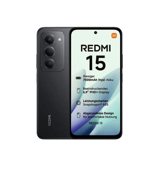 Xiaomi Redmi 15 8GB 256GB Midnight Black
