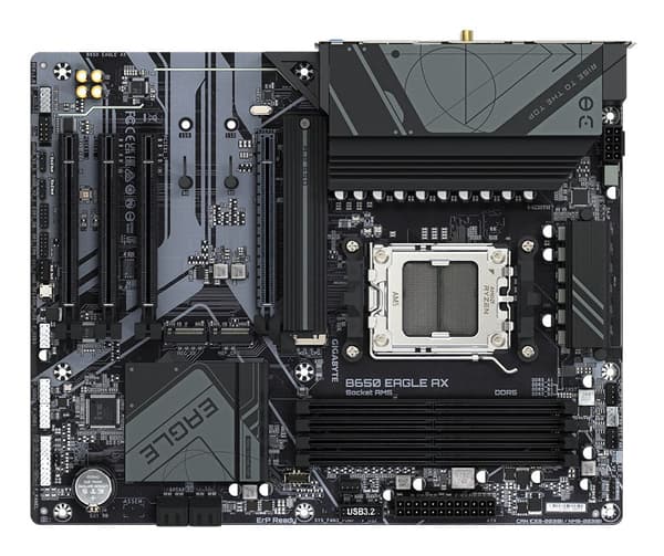 Gigabyte B650 EAGLE AX - Motherboard - ATX - Socket AM5 - AMD B650 Chipset - USB-C 3.2 Gen 1, USB 3.2 Gen 2
