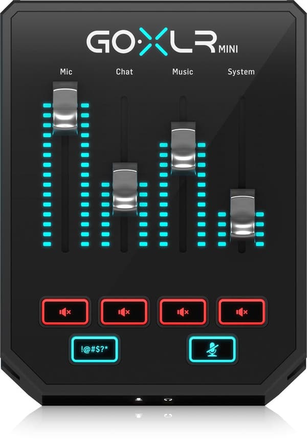 TC Helicon Go XLR Mini - Mixer and Audio Interface for Online Broadcasting